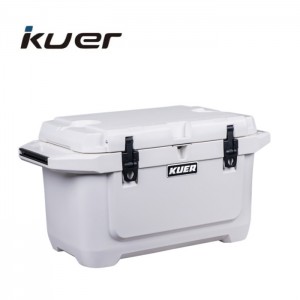 Wholesale Factory Ice Fresh Compact Camping Cooler Box rotomolded LLDPE PE cooler box