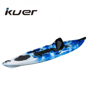 bihendutse wicare hejuru uzenguruka uburobyi Angler plastike kayak hamwe na paddle
