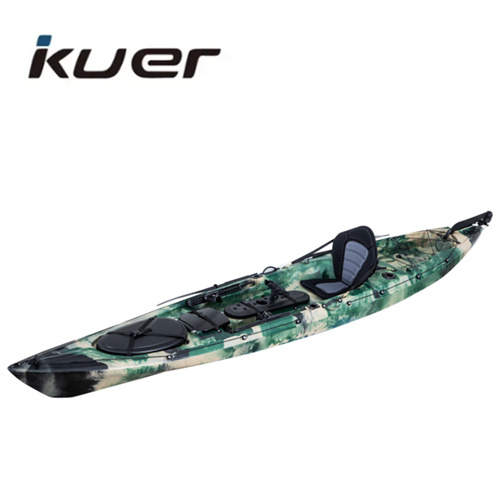 14ft Fishing Kayak Boat ocean pedal board sit on top adult LLDPE angler  plastic kayak - China Ningbo Kuer Group
