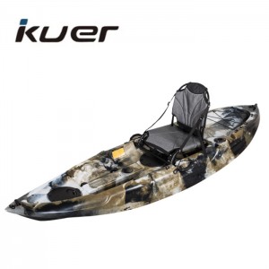 cheap sit on top plastic kayak made in China for both fishing and recreation pedal kayak