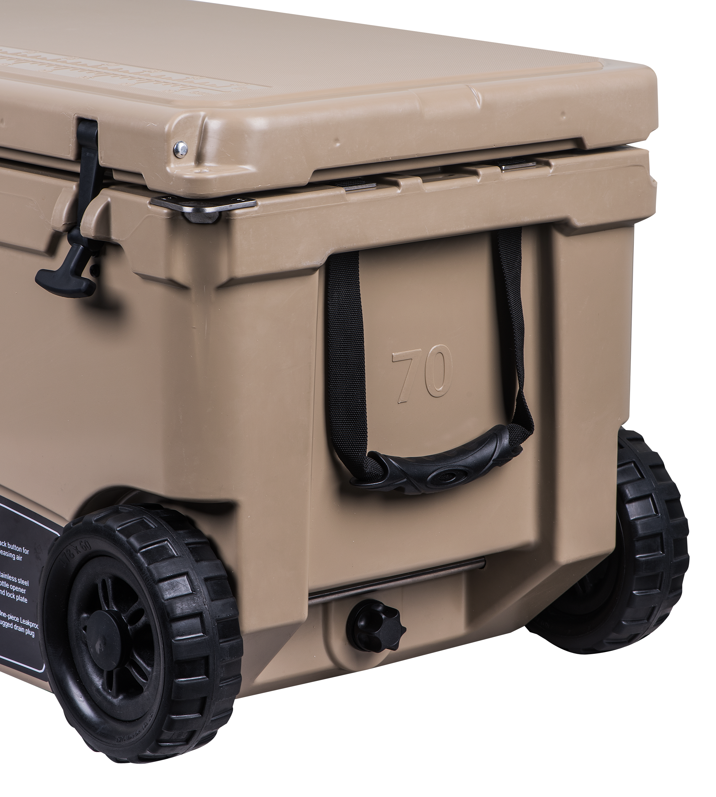 Rotomolded OEM cooler box with wheels - China Ningbo Kuer Group