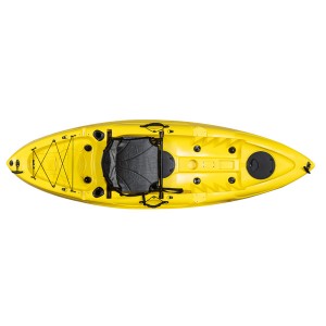 Malibu Arraun-kayak horia arraunarekin