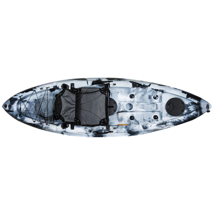 Malibu sea kayak with paddles board 1 person plastic kayak rowing boats -  China Ningbo Kuer Group