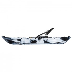 Malibu sea kayak okhala ndi paddles board 1 munthu pulasitiki kayak bwato lopalasa