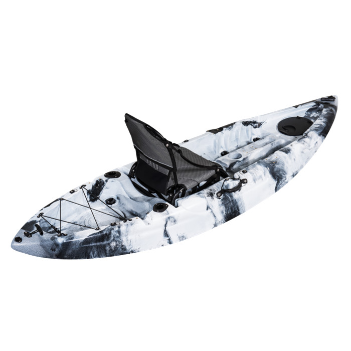 Malibu sea kayak with paddles board 1 person plastic kayak rowing boats -  China Ningbo Kuer Group