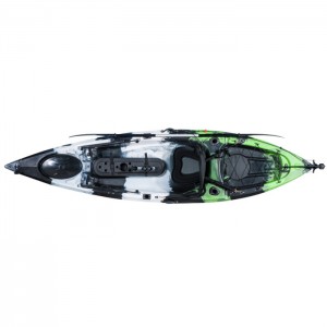 Mini Dace Pro Angler 10ft Mier Ozean fir Fëscherei Surfen mat Paddel Plastik Rudderboot