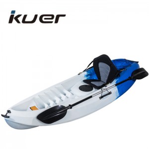 Mola canoa barata sentarse en la parte superior 1 persona Rotomolded plástico pequeño kayak bote de remos