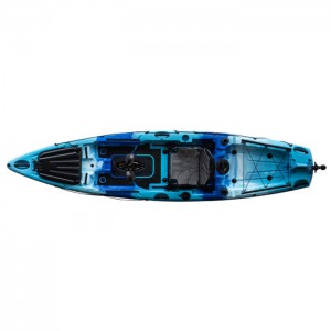 Kayak único de pesca de 12 pies con pedal Flipper para adultos