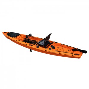 Kayak à pédales de vente chaude assis sur le kayak en plastique bon marché pour une personne