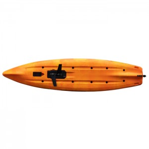 cheap plastic kayak for pedal kayak with paddle both fishing and recreation 
