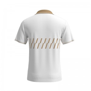 Men Golf Polo Shirt Logo Print Short Sleeve T Shirt
