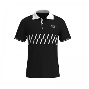 Men Golf Polo Shirt Logo Print Short Sleeve T Shirt