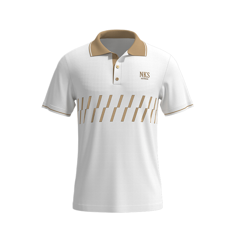 Men Golf Polo Shirt Logo Print Short Sleeve T Shirt