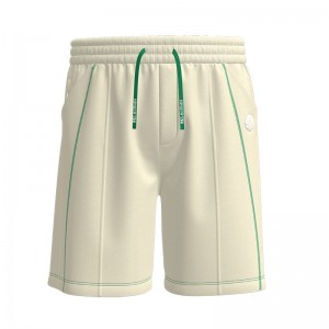 Men Ribbing Drawstring Shorts Breathable Workout Running Shorts Pant