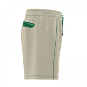 Men Ribbing Drawstring Shorts Breathable Workout Running Shorts Pant