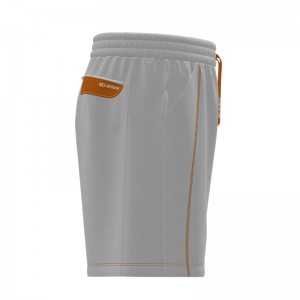 Men Ribbing Drawstring Shorts Breathable Workout Running Shorts Pant