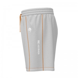 Men Ribbing Drawstring Shorts Breathable Workout Running Shorts Pant