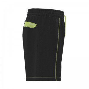 Men Ribbing Drawstring Shorts Breathable Workout Running Shorts Pant
