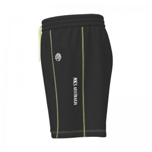 Men Ribbing Drawstring Shorts Breathable Workout Running Shorts Pant