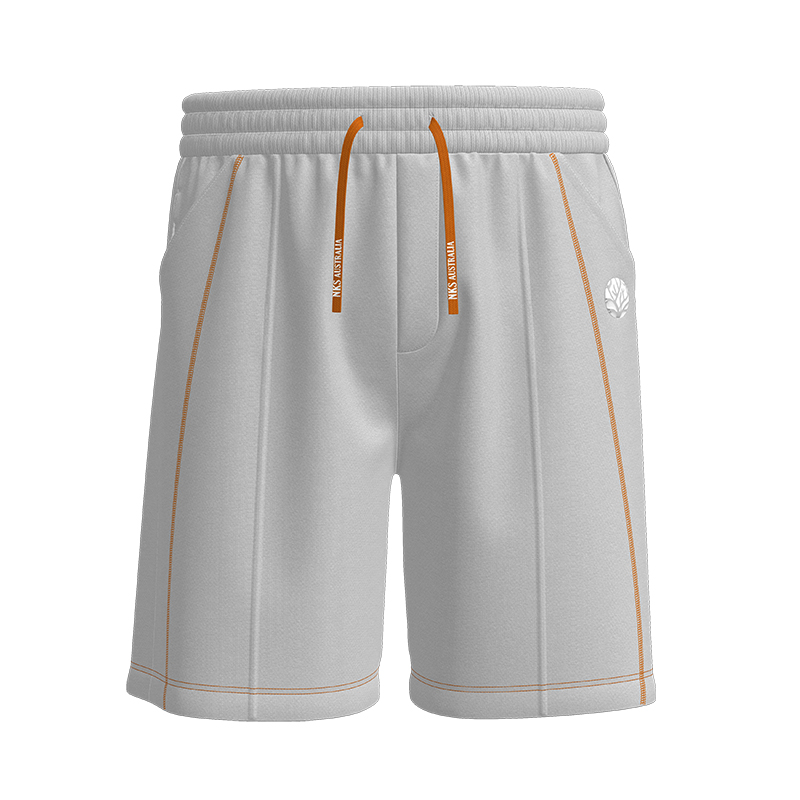 Men Ribbing Drawstring Shorts Breathable Workout Running Shorts Pant
