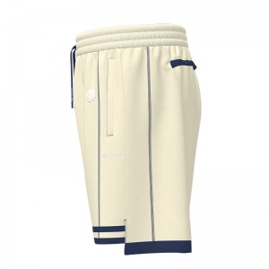Men Ribbing Drawstring Shorts With Pockets Breathable Workout Running Shorts Pant