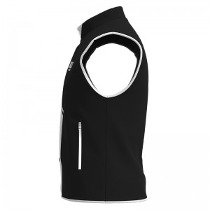 Men Stand Collar Full Zip Golf Vest