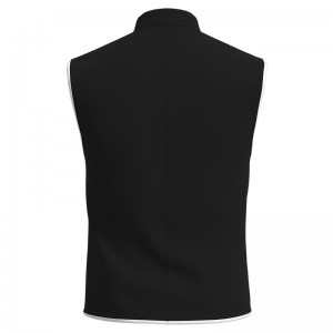 Men Stand Collar Full Zip Golf Vest