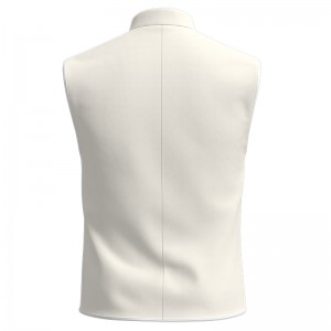 Men Stand Collar Full Zip Golf Vest