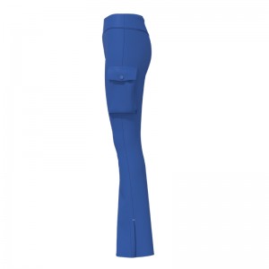 Women Athletic Gym Yoga Pants High-Stretch Slightly Bootcut Pants
