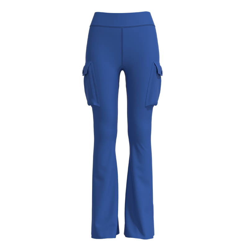 Women Athletic Gym Yoga Pants High-Stretch Slightly Bootcut Pants