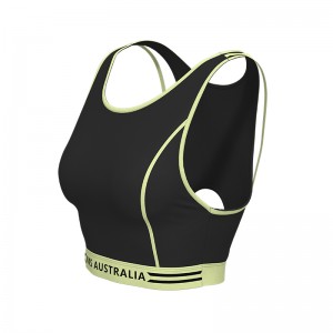 Women Yoga Sports Bra With NKS AUSTRALIA Logo Print