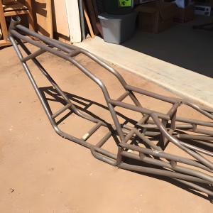 OEM custom large motorbike metal carbon steel frame
