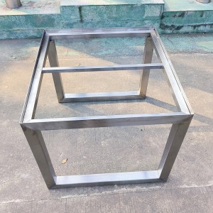 OEM steel structure design metal fabrication welding custom metal processing with laser cutting stainless steel table frame