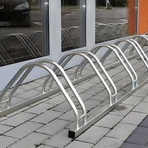OEM custom outdoor metal bike parking rack project