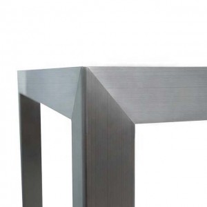 High Quality Mirrored Stainless Steel Luxury Home Furniture Good Price Hallway Marble Console Table