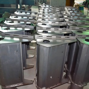 Propra Lado-Veldado Komponanto Metala Fabrikado