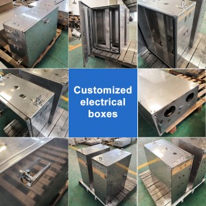 OEM अनुकूलित स्टेनलेस स्टील इलेक्ट्रिकल बॉक्स लेजर कट अर्ध-तैयार उत्पाद