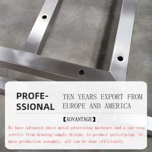 Soporte de marco metálico de aluminio y acero inoxidable personalizado profesional OEM