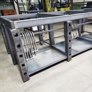 OEM-klantgerichte productie van zwaar uitgevoerde stalen frames