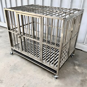 OEM Customized Dako nga Stainless Steel Dog Crate