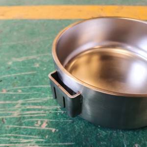 Custom sheet metal working 316 stainless steel pet bowl