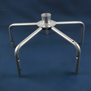 OEM કસ્ટમાઇઝ્ડ હાઇ-એન્ડ 304/316 સ્ટેનલેસ સ્ટીલ આકારનું બેન્ડ ટેબલ લેગ બ્રેકેટ