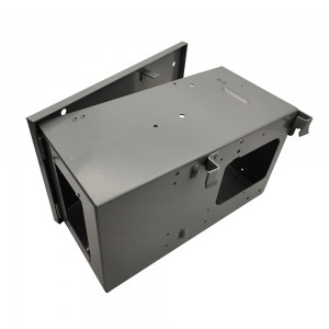 Caixa de gabinete de placa de aço com design de chapa metálica personalizada OEM
