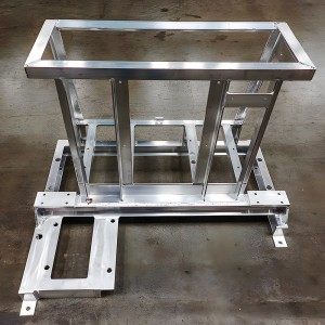 OEM custom sheet metal fabrication sheet metal welding frame nga mga bahin