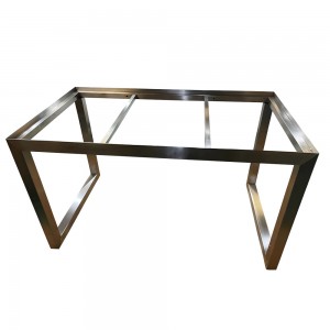 Přizpůsobený špičkový rám pro nohy stolu z nerezové oceli s přesným zpracováním plechu