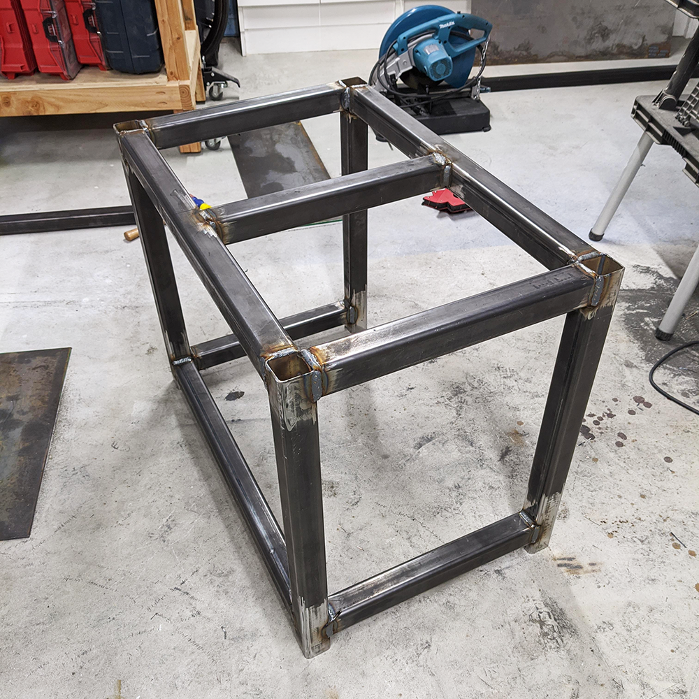 OEM custom sheet metal fabrication heavy duty steel table frame