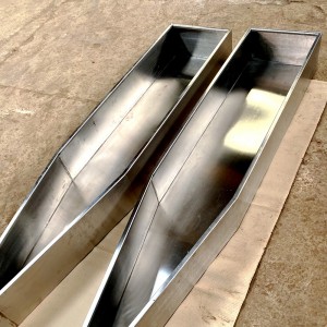 Agordita neoksidebla ŝtalo aluminio fleksanta senjunta veldita partoj servo