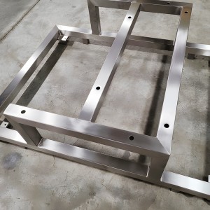 OEM Professionellt anpassat rostfritt stål metallramfäste av aluminium