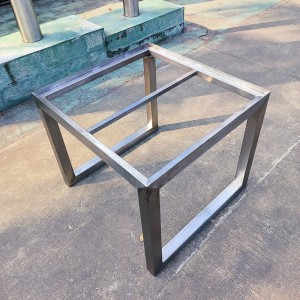 Customised high-end precision sheet metal processing stainless steel table leg frame