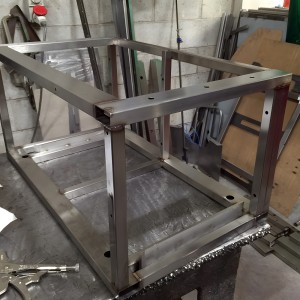 Benotzerdefinéiert Präzisioun Blat Metal Veraarbechtung Metal Frame Fabrikatioun